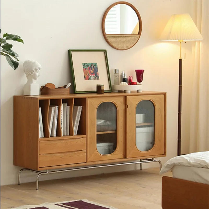 

Study Bookshelf Living Room Cabinet Exquisite Vintage Colorful Living Room Cabinet Saving Space Home Furniture Armadio XY40GZ