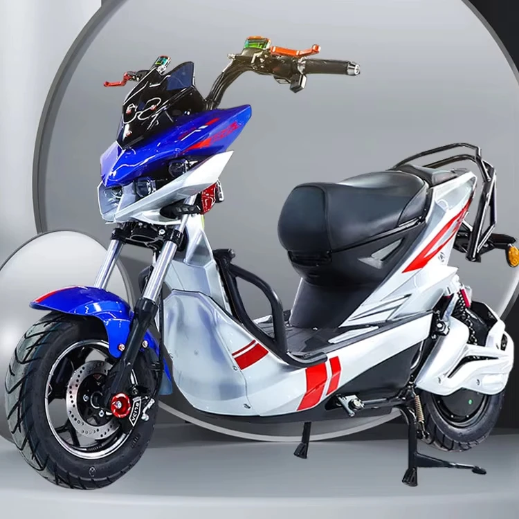 دراجة نارية/دراجة كهربائية للمدينة للبالغين مع 3 تروس سريعة ومصدر طاقة ببطارية الرصاص الحمضية 72 فولت