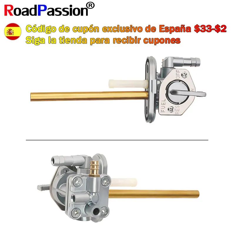 Válvula de Combustible para Motocicleta, Grifo de Combustible para KAWASAKI KLR650 KLR 650 1987-2018 51023-1390 51023-1148 51023-0715 51023-0003