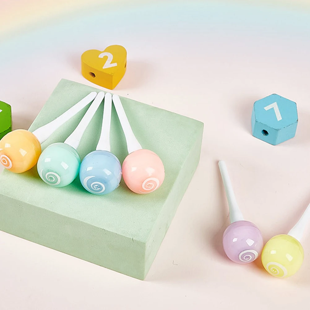 

6pcs Cartoon Highlighter Pens Fluorescent Marking Pens Book Highlighters Mini Markers For School Work Note Decoration Colorful