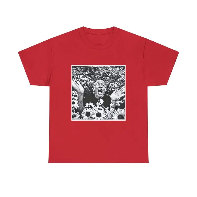 

Larry David Print Crew Neck Heavy Cotton T Shirt
