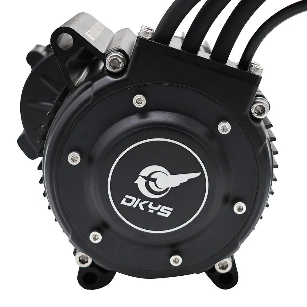 72V 2000w Electric Motorcycle Conversion Kit  Mid Drive Motor,stm72400 Controller & DkdDisplay