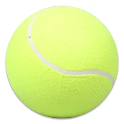 Pelota de tenis gigante para perros, juguete para masticar, firma Mega Jumbo, suministros para mascotas, 9,5 pulgadas