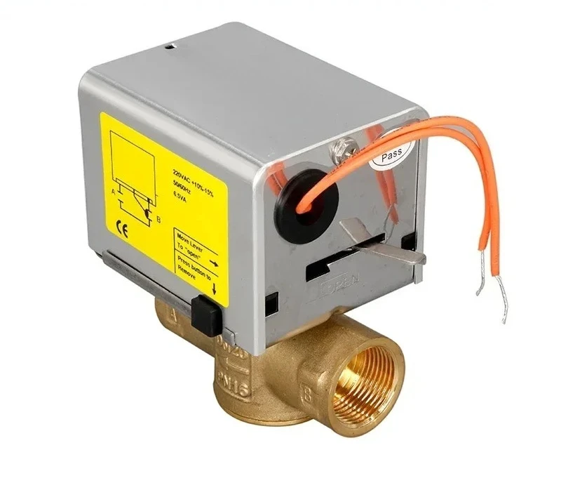 Card type connected electric two-way valve driver DDF-X for central air conditioning fan coil unit