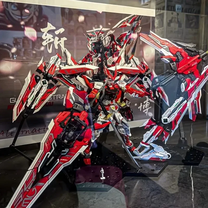 Bandai  Action Gdm Mecha Figure Mg Astray Red Frame Hg Strike Freedom Figurine Assembly Model Collectible Toys Birthday Gifts