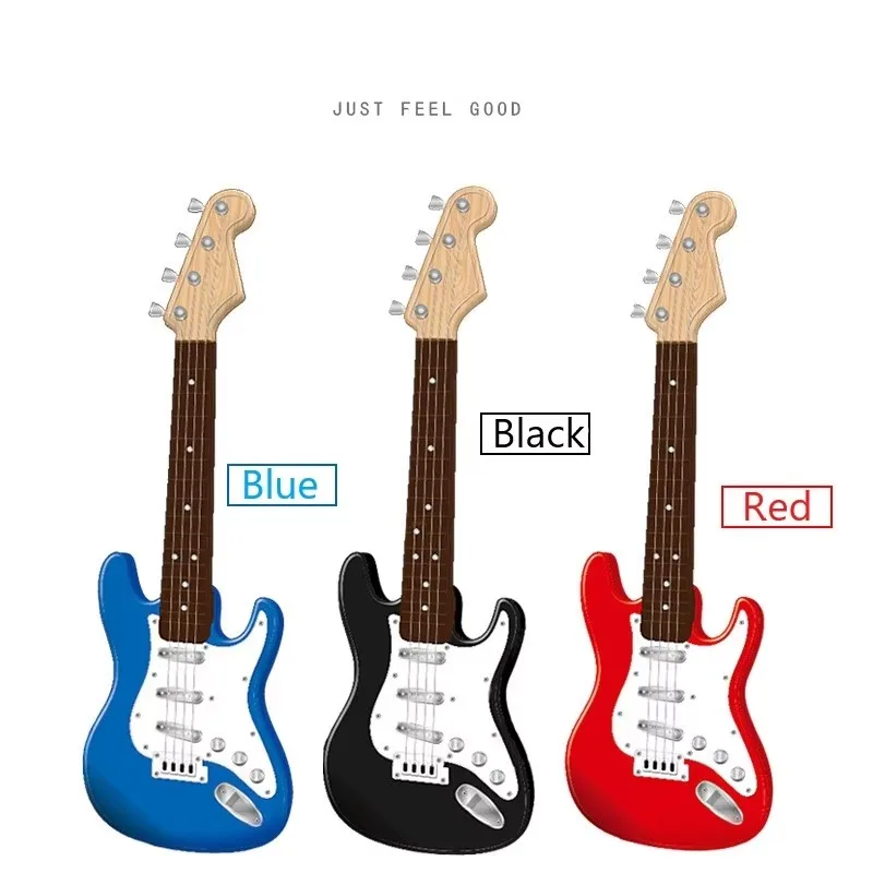 Children's Rock Electric Guitar Toy Multi functional Instrument Pullable String Electric Guitar Toy Music