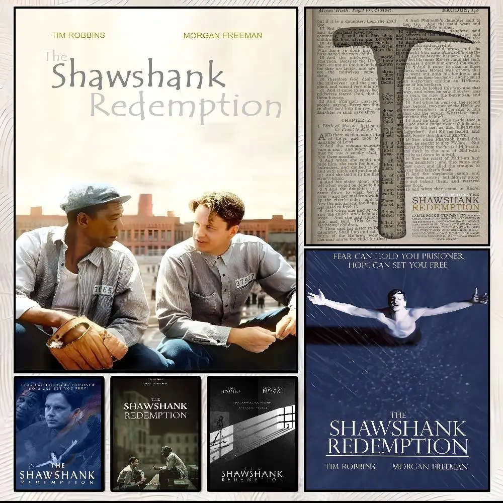 The Shawshank Redemption Poster HD art sticky wall waterproof home living room bedroom aesthetic decoration