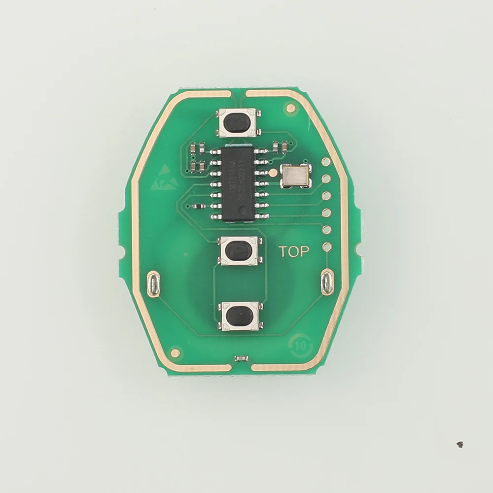 jingyuqin 3 Buttons Remote Circuit board Car Key Case For BMW E38 E39 E46 EWS System ASK 433MHz 315MHz PCF7935AA