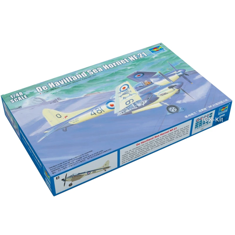 

Trumpeter масштаб 02895 1/48 Королевский ВВС De Havilland Hornet NF21 Ночной истребитель подарок игрушка пластиковая сборка Модель Строительный комплект