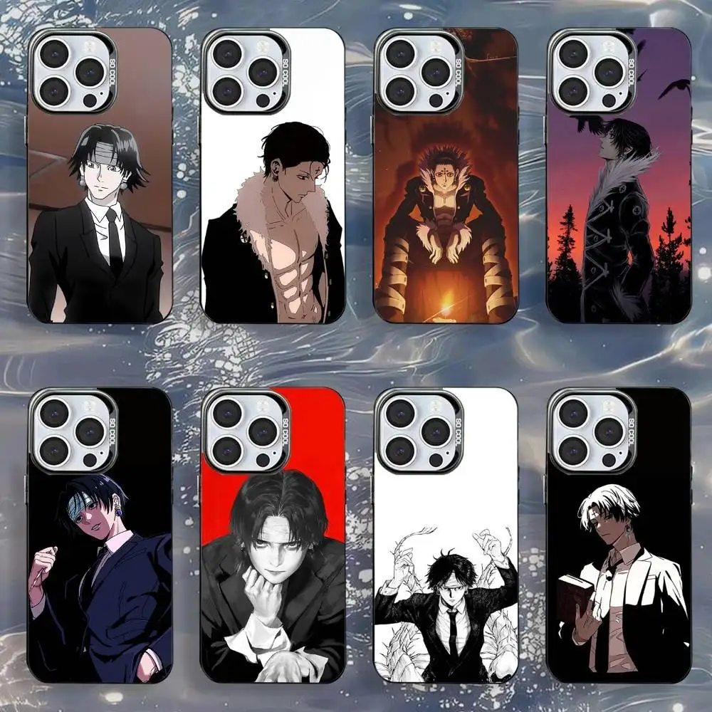 

Anime C-Chrollo-os Lucilfers Phone Case For iPhone 16,15,14,13,12,11,Mini,Pro,SE,MAX Black Matte Shockproof Cover