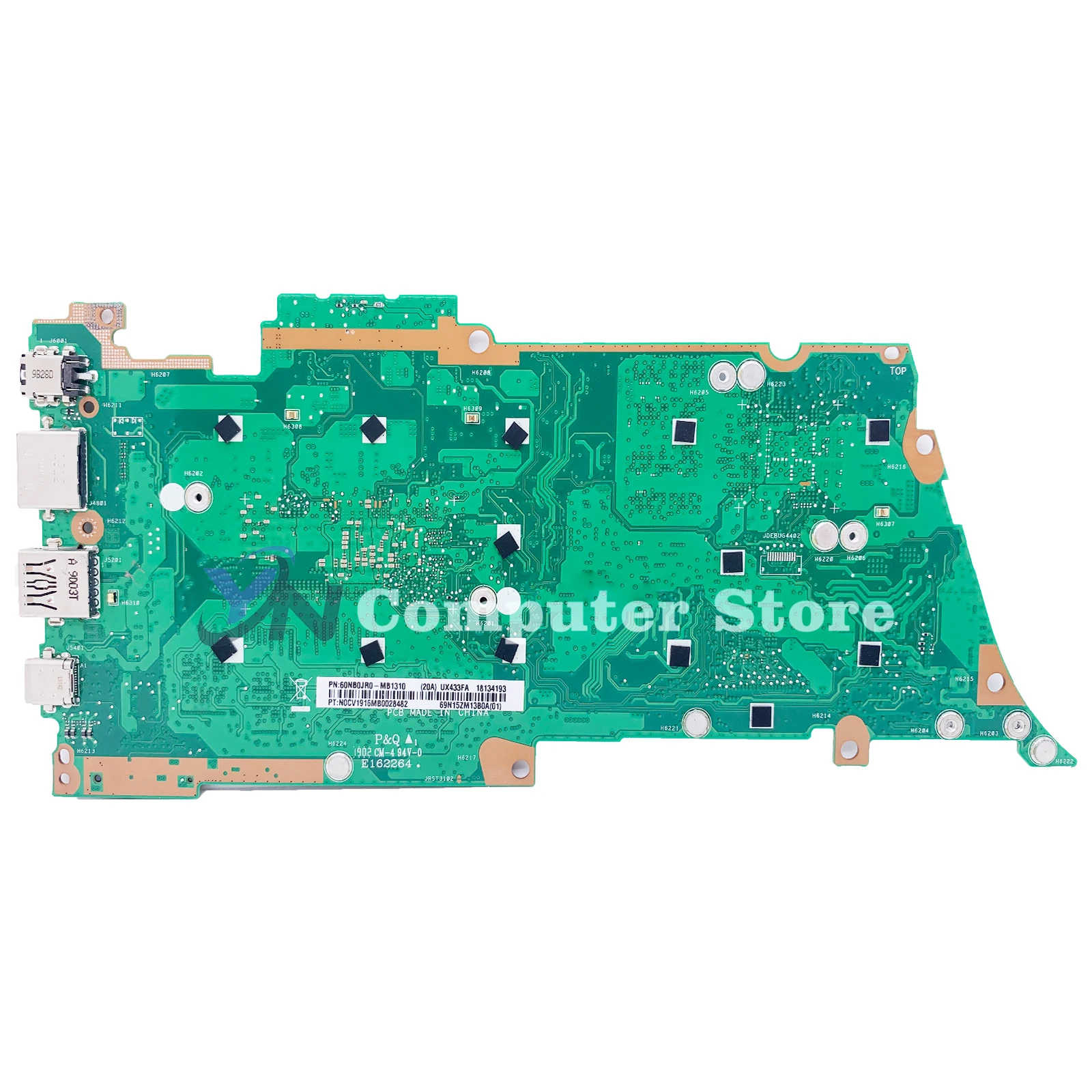 Imagem -03 - Placa-mãe Portátil para Asus Zenbook 13 Ux433fn Ux433fa Ux433 i3 i5 i7 8g 16g Ram Mx150 Uma 100 Test ok