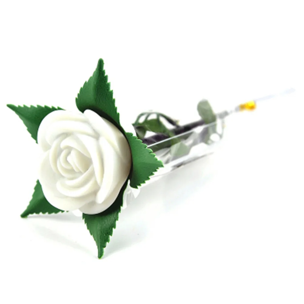 

6 Pcs Bouquet Artificial Roses for Decoration Flower Light Romantic Simulation Plastic