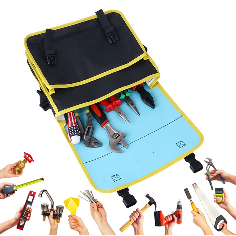 Hardware Repair Kit Portable Shoulder Toolbag Large Oxford Cloth Professional Construction Workers Tools Bag