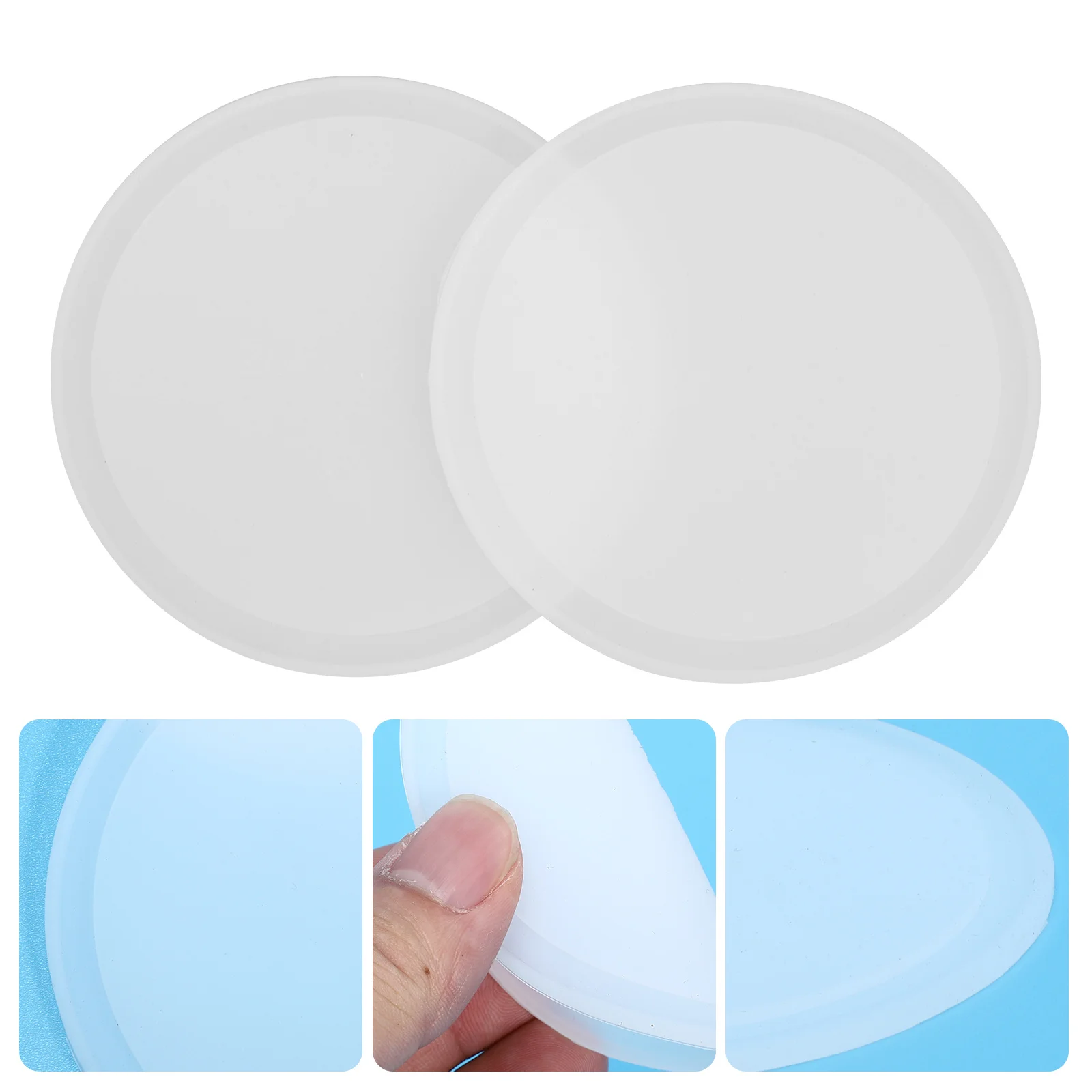 

4Pcs Silicone Sealers Multi Purpose Wide Mouth Cup Jar Cover Sealing Fin Dustproof Heat Resistant Reusable Kitchen Storage