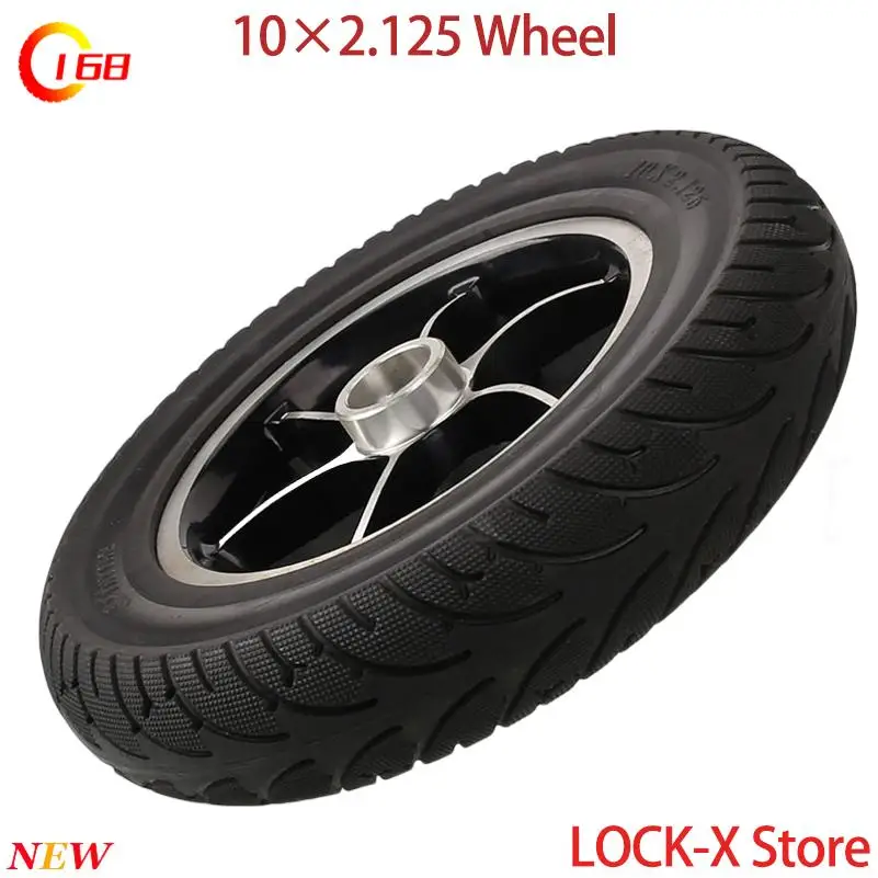 10 inch electric scooter tire electric wheelchair 10x2.125 non inflatable solid tire wheel