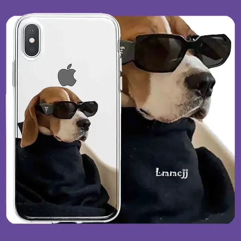 

Lmmcjj Cool Dog Phone Case For Samsung Galaxy A54 A53 A23 A22 A33 A52 A13 A14 A31 A32 S23 Ultra S22 Plus S21 FE Silicone Cover