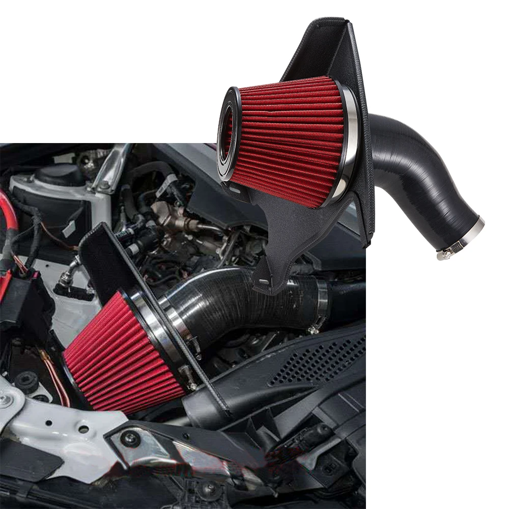 

KYOSTAR High Efficiency Cold Air Intake Kit Air Filters New Condition Coupe for B9 A4 A5 S4 S5 RS4 RS5 3.0T Engines SEAT