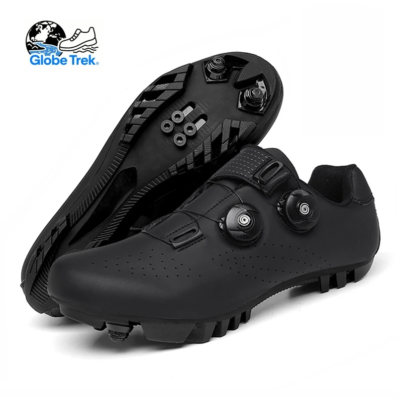 

Cycling Sneaker MTB Men Sport Road Bike Boots Flat Racing Speed Sneakers Trail Mountain Bicycle Footwear Spd Pedal Cycling Shoes