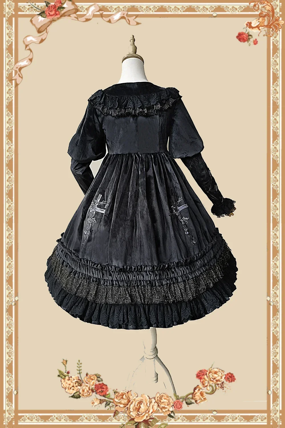 Holy Fruit ~ Classic Long Sleeve Lolita Dress by Infanta