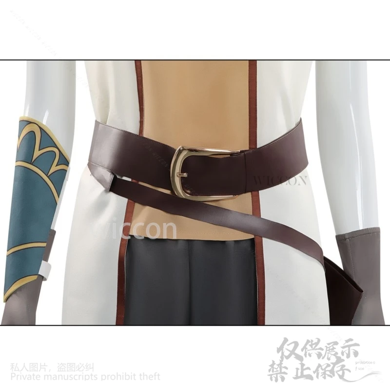 Anime filme rouhrim anéis hera batalha anime traje calças superiores uniforme cos perucas vermelhas para o dia das bruxas adereços de natal personalizado