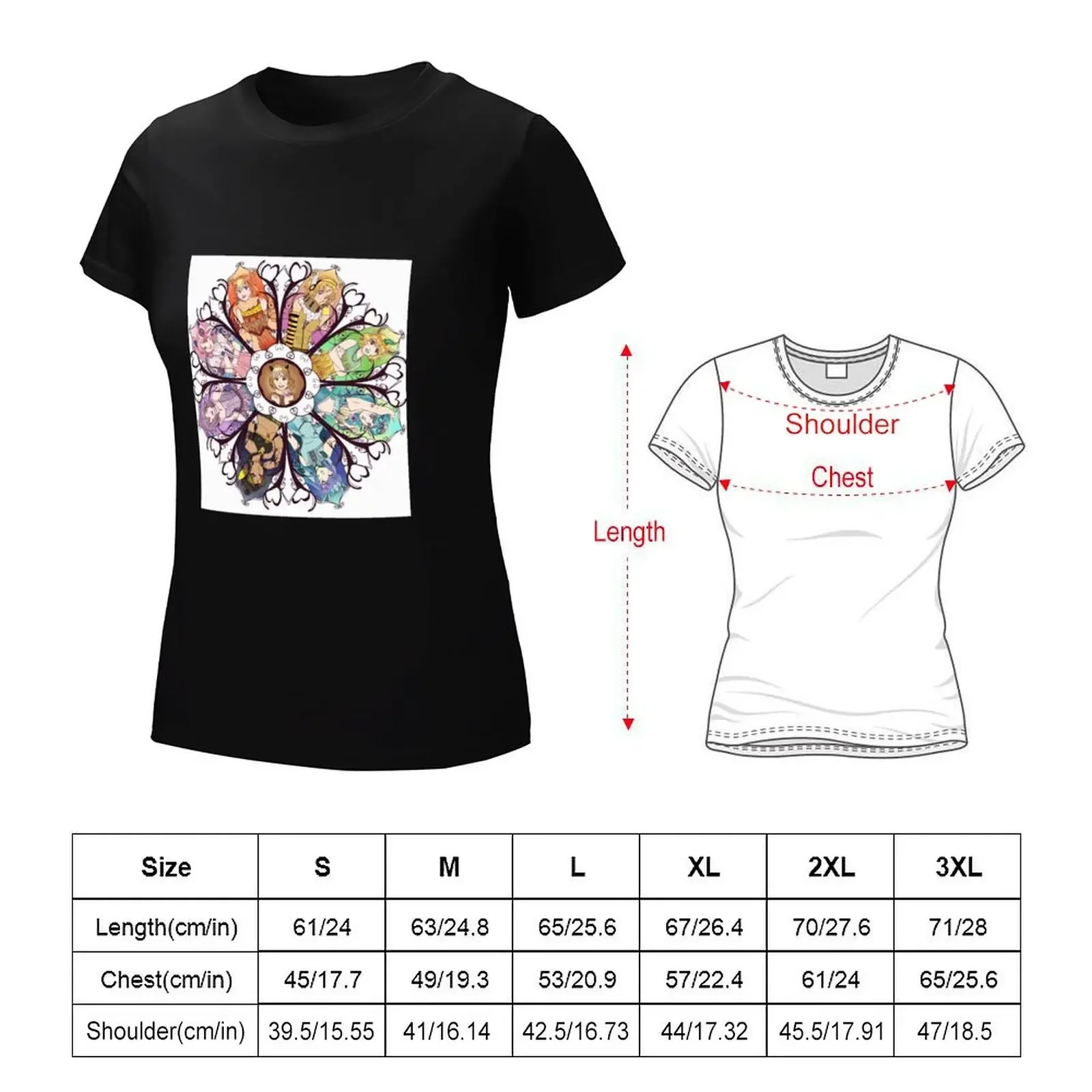 Eevee Evolution Noveau T-shirt plus size tops cute tops summer clothes for Women