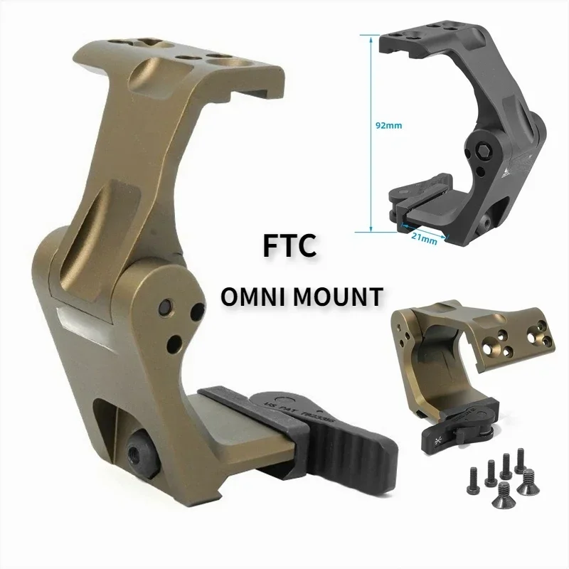 

Tactical Metal Unity FTC OMNI Magnifier Mount With FAST QD Lever 2.26" Optical Height Sight Scope Mounts With Original Markings