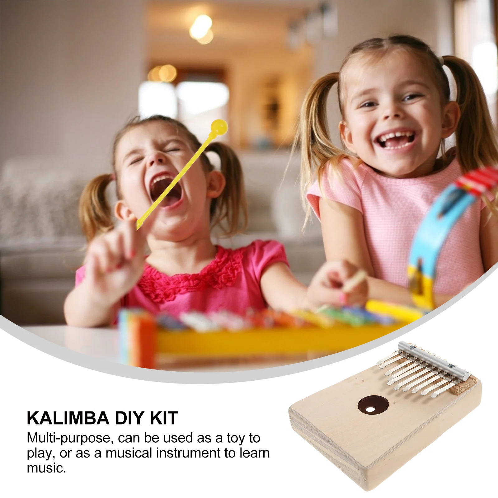 

1 set 1 Set Keys Wooden Kalimba Diy Kit Finger Piano For Beginners Kids Students Musical Instrument Beginner Kalimba Gift