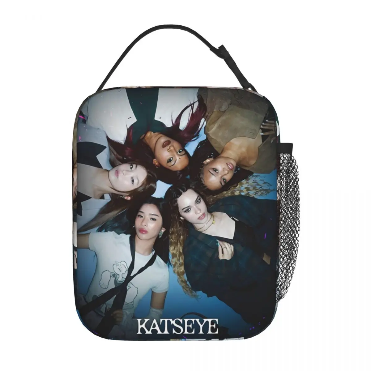 Katseye Kpop Insulated Lunch Bags Thermal Bag  Lunch Container Lara Manon Megan Leakproof Tote Lunch Box Food Bag Work Picnic