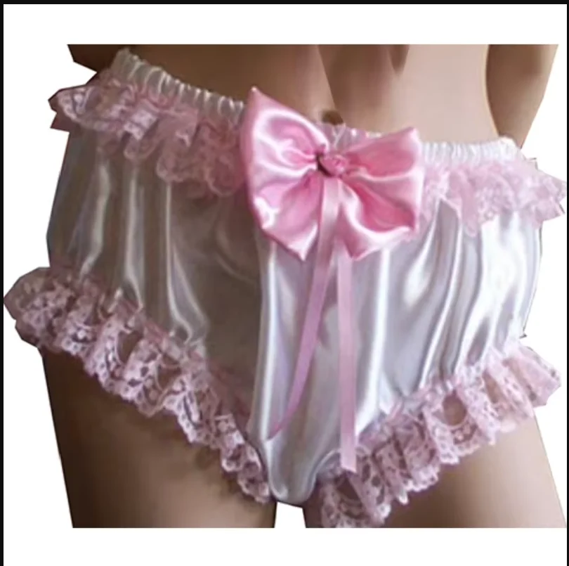 الكبار العملاق الطفل أزياء مثير الفتاة أحدث الأبيض الساتان الوردي الدانتيل المشذبة ربطة عنق سيسي اللباس بطانة بنطلون بيجاما متعدد الألوان