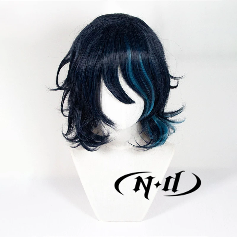 Pelucas de Cosplay ND Tsumugi Aoba, postizo, conjunto de estrellas, pelucas de pelo para Cosplay, resistentes al calor para fiesta de disfraces Comic Con Coser