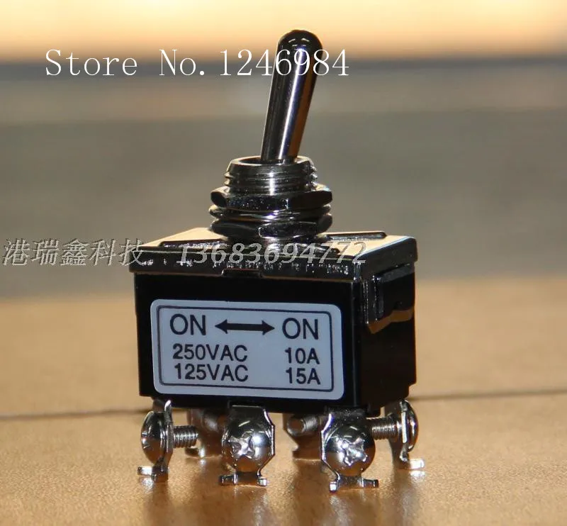 [SA]706-1-A3-R Dual six feet two tranches of large toggle switches Taiwan Deli Wei high -quality toggle switch M12--20pcs/lot