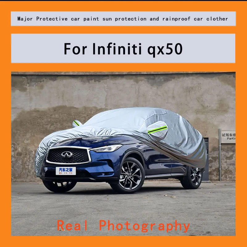 

﻿﻿For lnfiniti qx50 Car Covers Outdoor Waterproof Dustproof Sun Rain Snow Protection Thick Oxford Cloth Full Outer Cover