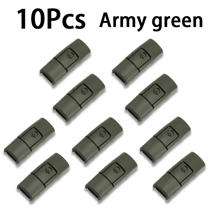10 Stuks Nieuwe Clip Druk Gesp Schoenveters Kleurrijke Metalen Schoenveter Druk Lock Schoenen Accessoires AF1 Sneakers Kits Metalen Veters Gesp