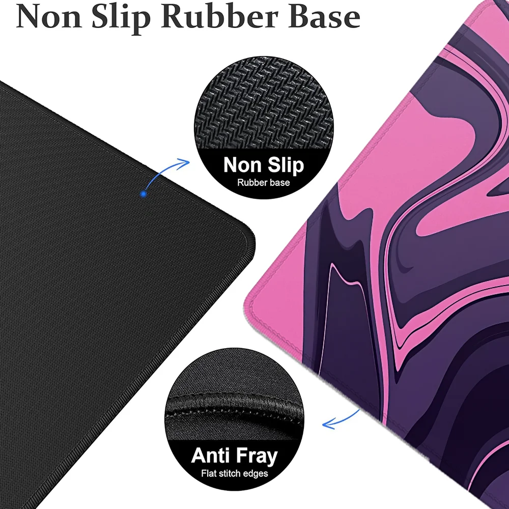 Tappetino per mouse Tappetino per mouse grande per giocatori Anime P-pokemon Gomma antiscivolo Tavolo per computer sul bordo Tappetini da gioco Tappetino da scrivania Accessori per ufficio