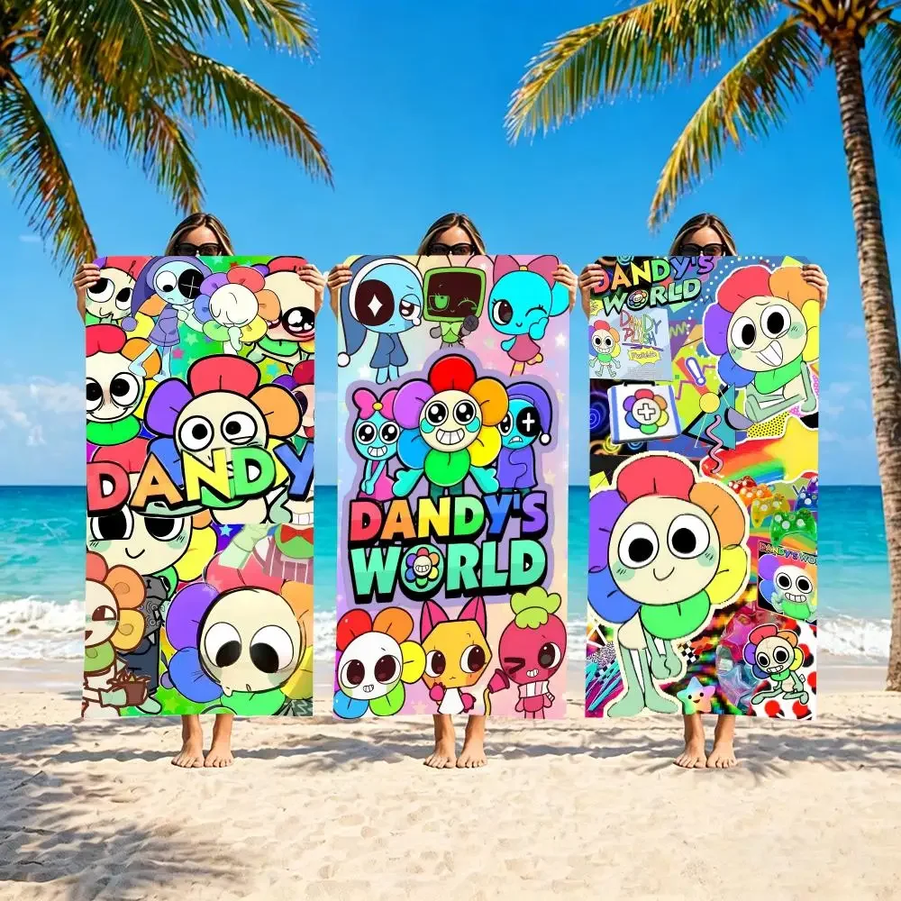 Game Dandy's World Soft Pool Gift For Travel Gym Shower Camping Quick Dry Sports Large Beach Towels