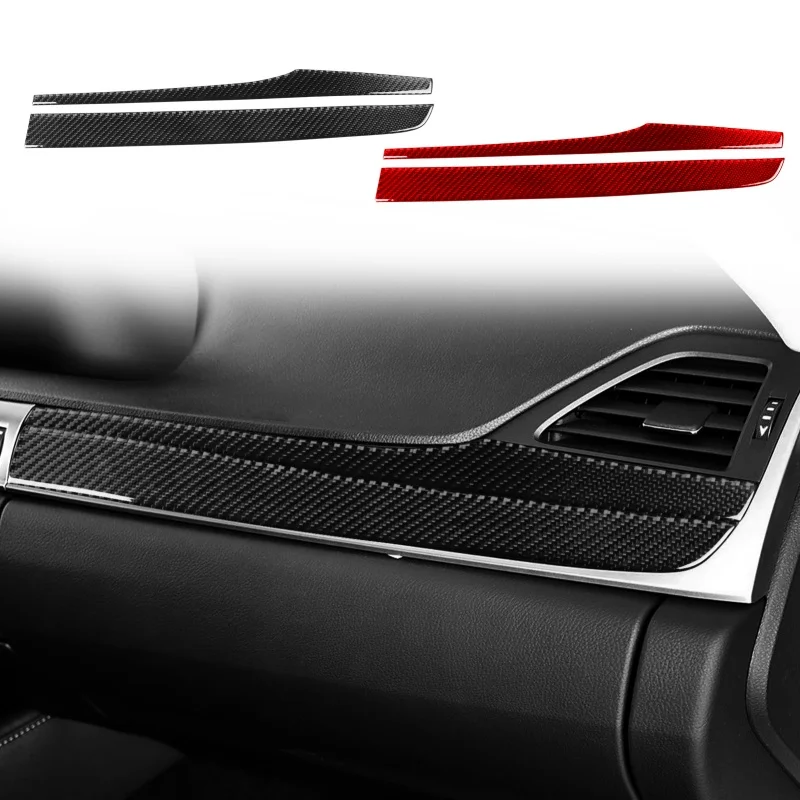 For Lexus GS 2012 2013 2014 2015 2016 2017 2018 2019 2020 Accessories Carbon Fiber Interior Copilot Instrument Desk Trim Sticker