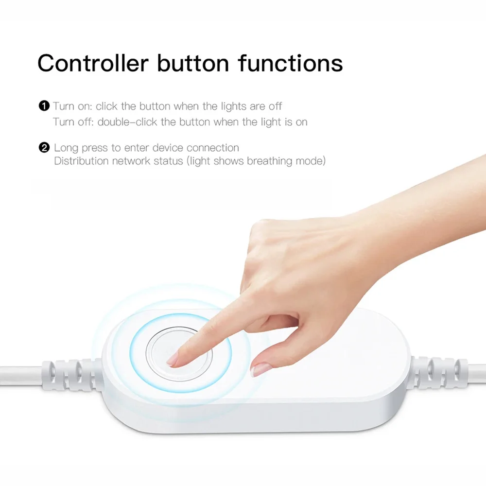 Mini Tuya Wifi Led Dimmer DC12 DC24V 5050 COB CCT/RGB/RGBW/RGBCCT Led Light Strip Single Color Controller Voice for Alexa Google