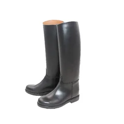 Botas ecuestres con forro de cuero para montar a caballo, botas ecuestres con caja lisa, equipo personalizado para montar a caballo, Unisex