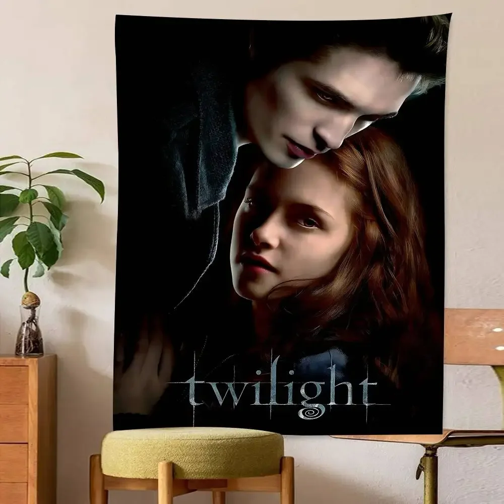 مصاص دماء الشفق الفيلم المطبوعة نسيج حائط كبير معلقة التارو الهبي جدار السجاد النوم ديكور فني للمنزل #4