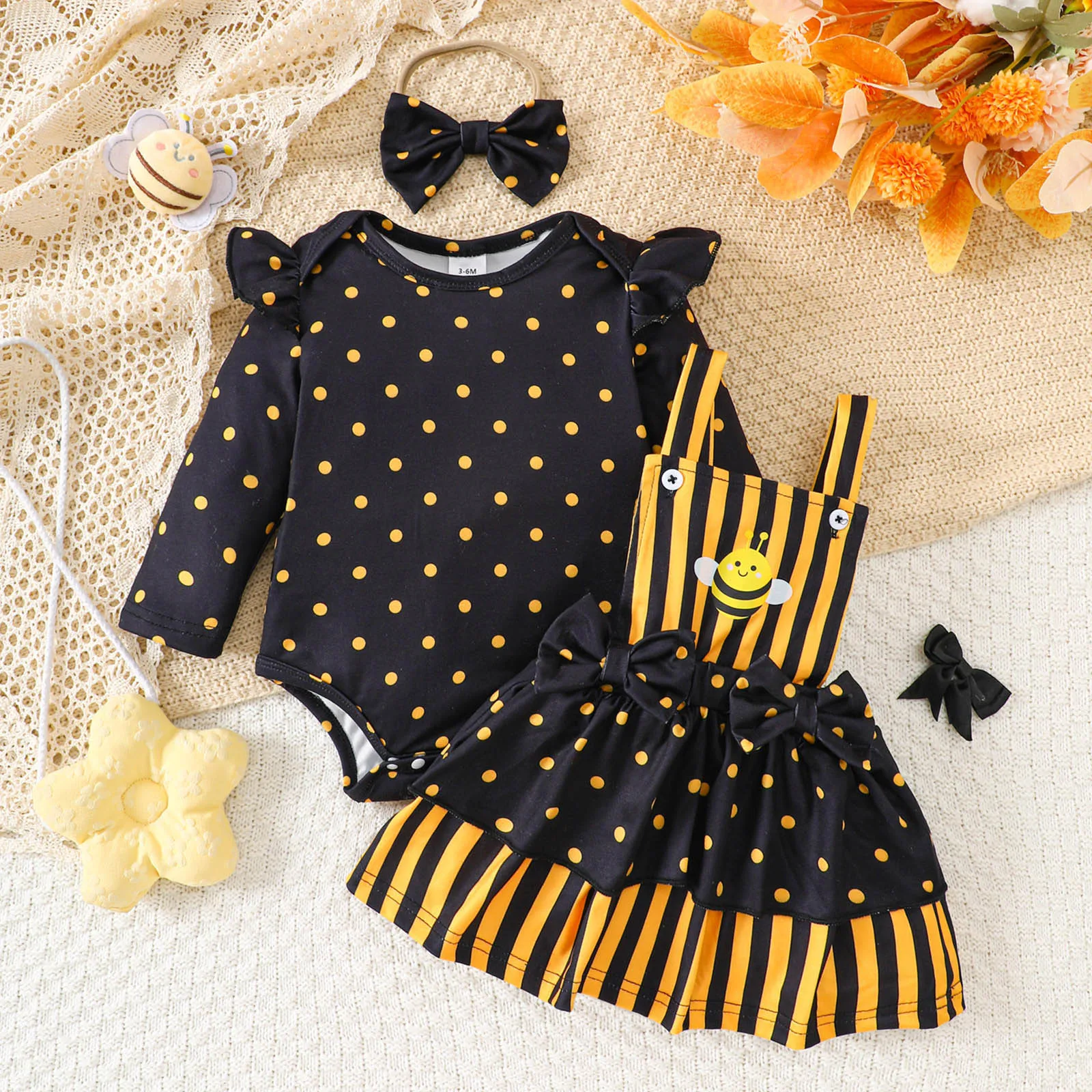 

Long Sleeve Bodysuit for Girls Baby Girls Cute And Fashionable Set Long Sleeve Ha Yi Dot Mesh 6 Month Girl Long Sleeve Bodysuit