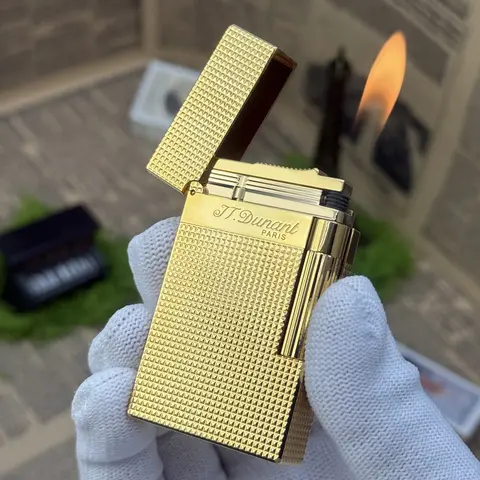 JT Dunant Lighter Ping Sound Butane Gas Lighters Classic Engraved Smoke Gadgets Fashion Cigar Accessory Dropshipping Customized