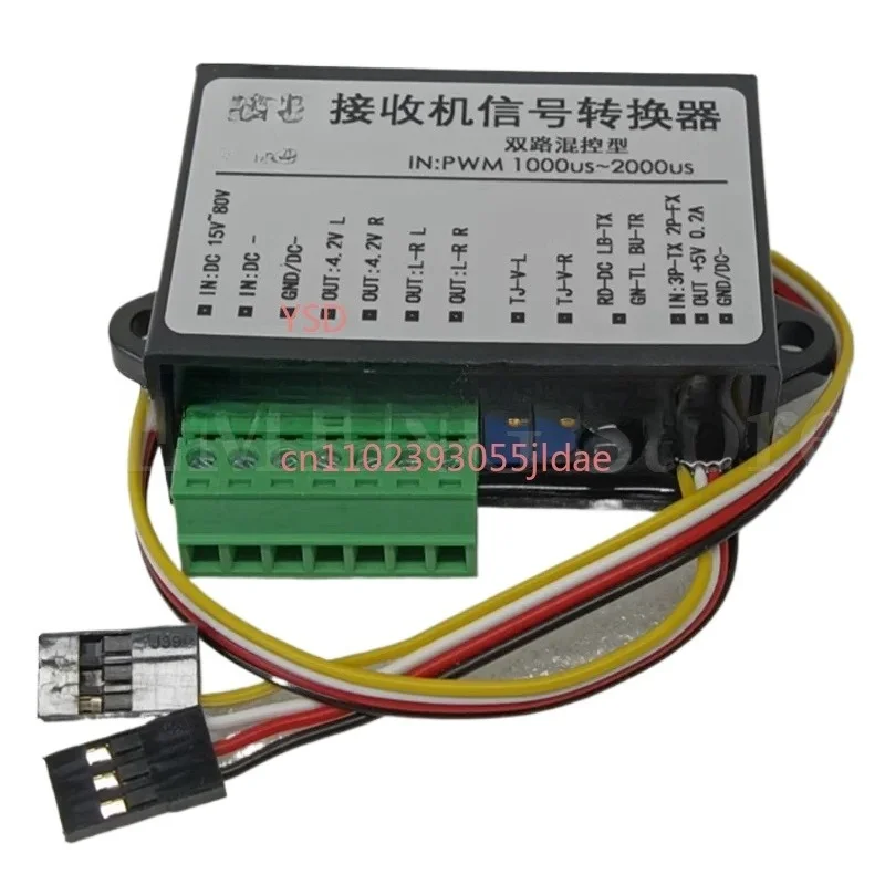 

Dual Channel Hybrid Control Differential Model Receiver for Electric Vehicles, PWM Signal Converter & Voltage Regulator