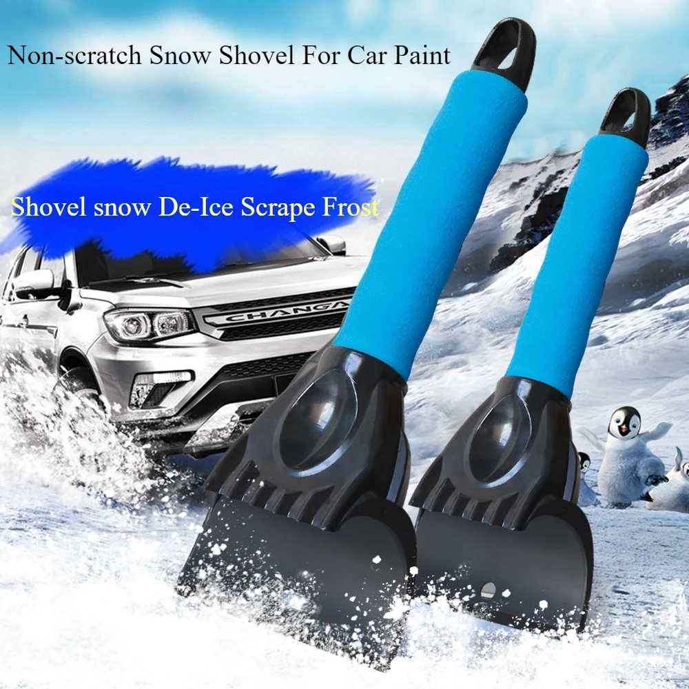 Auto Windschutzscheibe Schneeschaufel Winter Autos Fenster und Tür entfernt Schnee und Frost Reinigung Schaber Werkzeug Auto Reinigung Zubehör