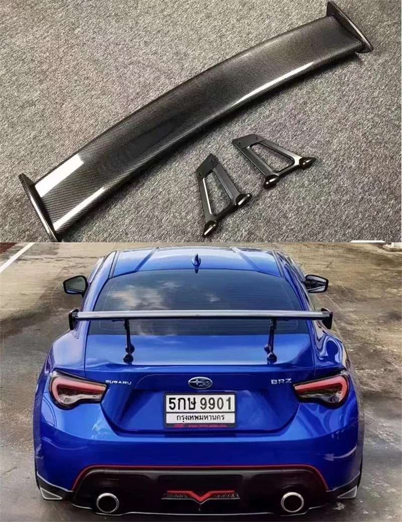 For Toyota GT86&Subaru BRZ 2013-2022 STI Style Spoiler High Quality Real Carbon Fiber Car Rear Wing Trunk Lip Spoiler