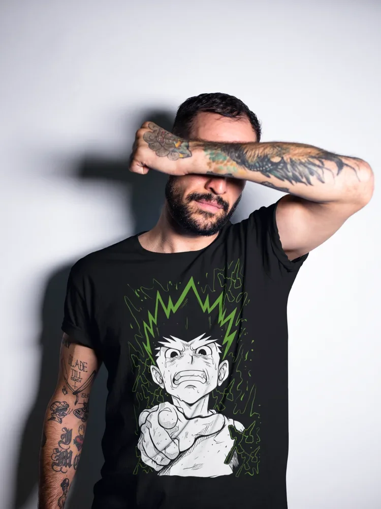 Hunter X Hunter Gon T-shirt Hisoka Manga Strip Gift Exclusive Shirt All Size