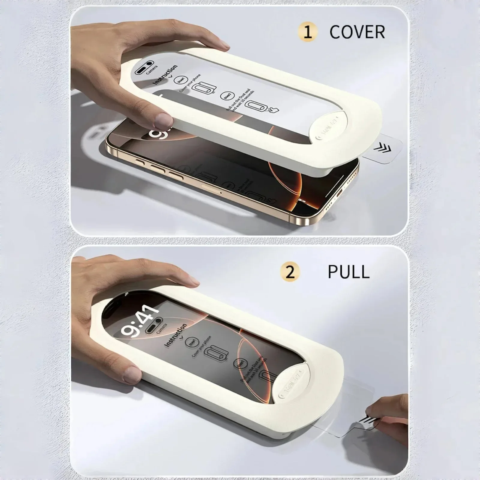 3 قطعة واقي للشاشة من الزجاج المقسى لهاتف آيفون 16 15 14 13 12 11 Pro Max Plus Xs Xr HD شفاف مضاد للخدش خالي من الغبار سهل التركيب