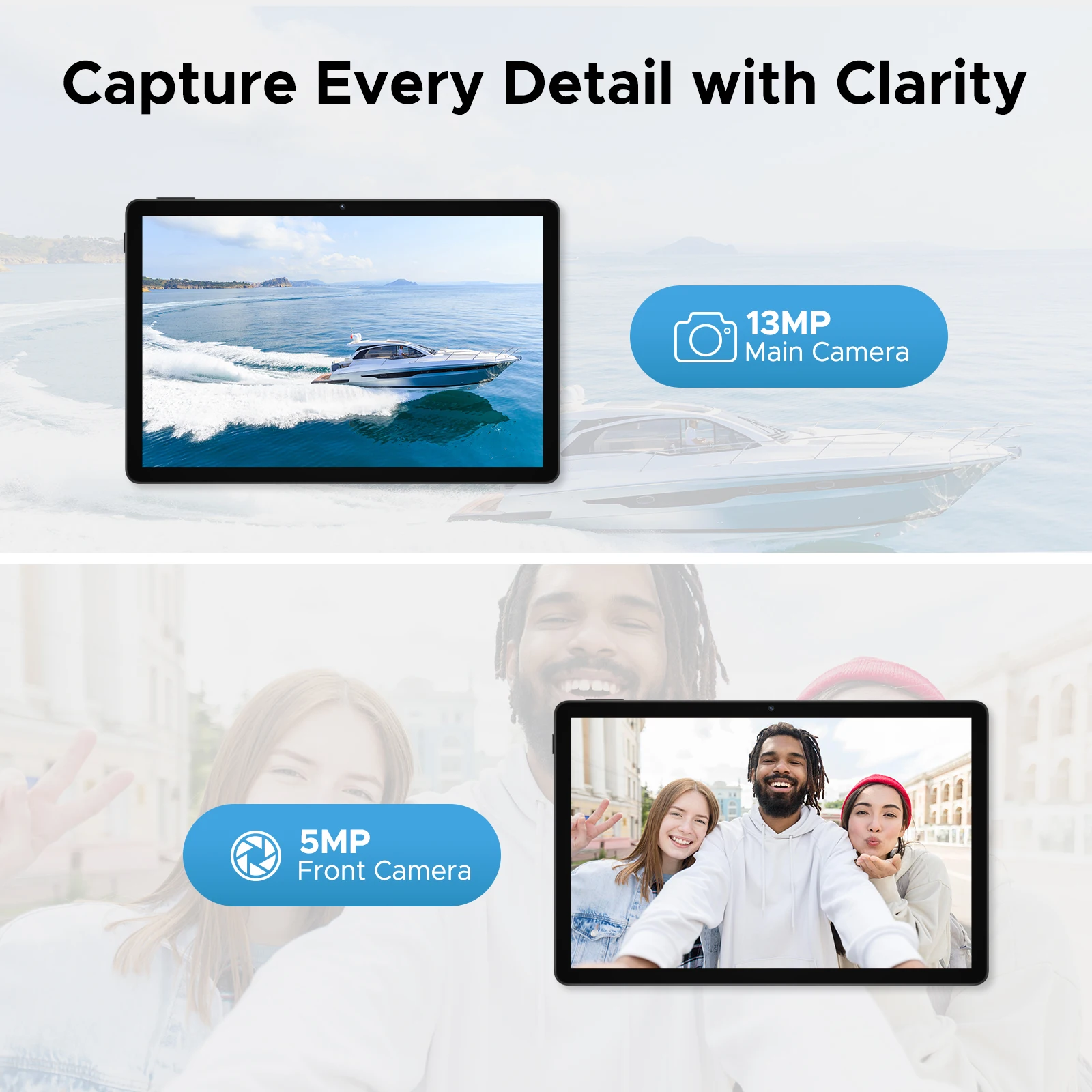 Immagine 5: Tablet PC Android DOOGEE U11, schermo ultra-chiaro da 16 pollici a 90Hz, 4 GB di RAM, 128 GB di ROM, batteria da 8580 mAh, doppio altoparlante, supporta Widevine L1
