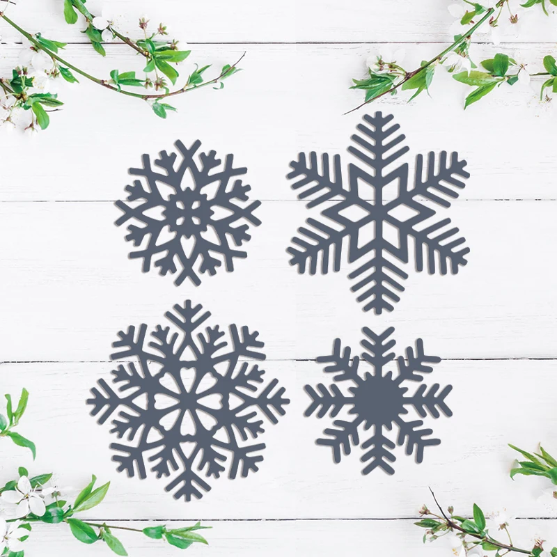 Snowflake Winter Christmas Metal Cutting Dies For DIY Scrapbook Cutting Die Paper Cards Embossed Decorative Craft Die Cut New