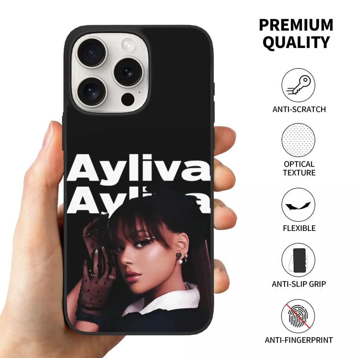 Забавный чехол из ТПУ для iPhone 15 Pro Max Ayliva, чехол для немецкой певицы, мягкий чехол для телефона