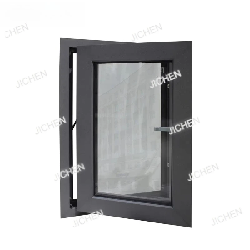 

Ahan Sliding Window with Grille with Decorative Strips, 3-rail Aluminum Alloy Sliding Window with Screen Window, Deposit